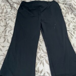 Terra & sky black wide leg lounge pants